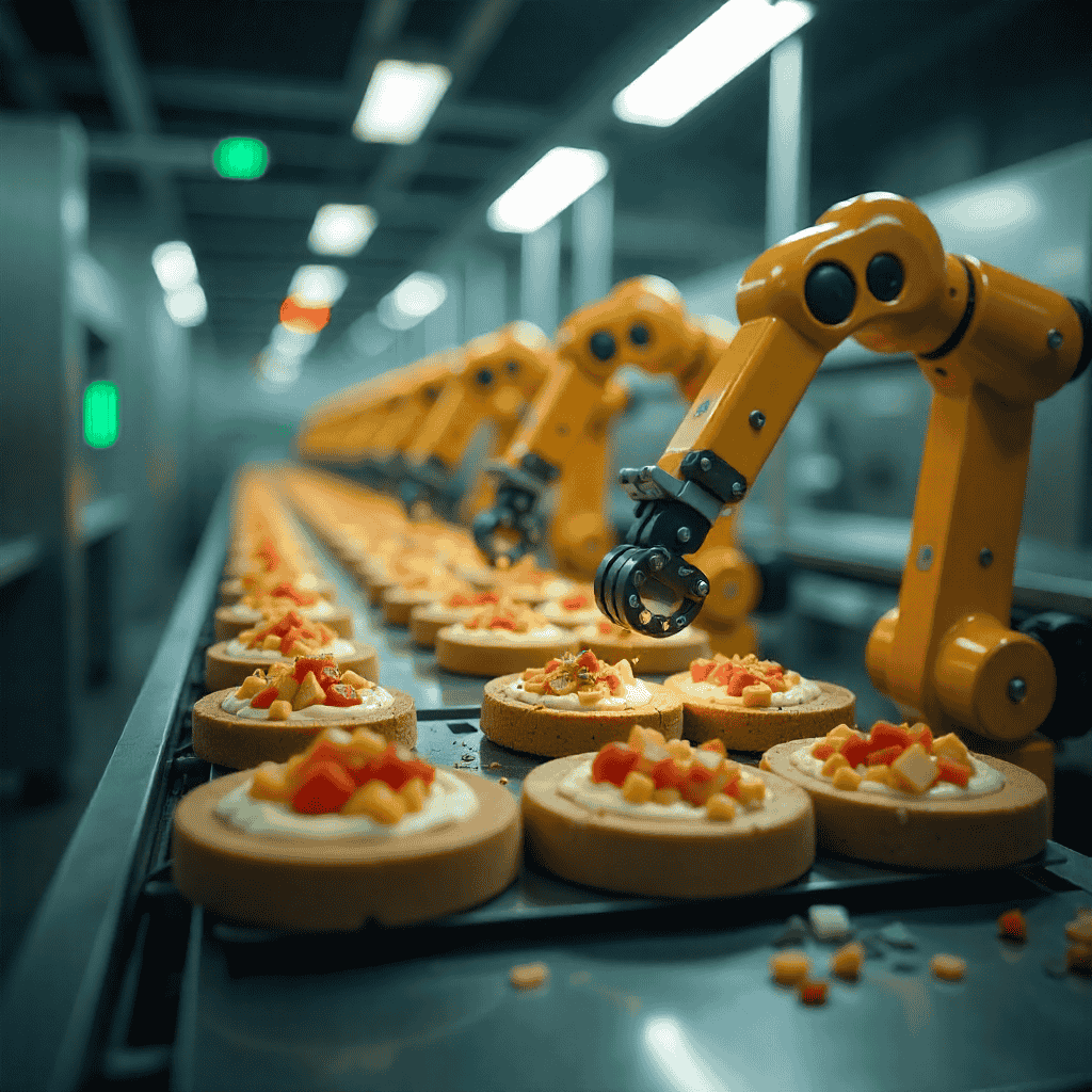 Restaurante trabajando con pedidos automatizados